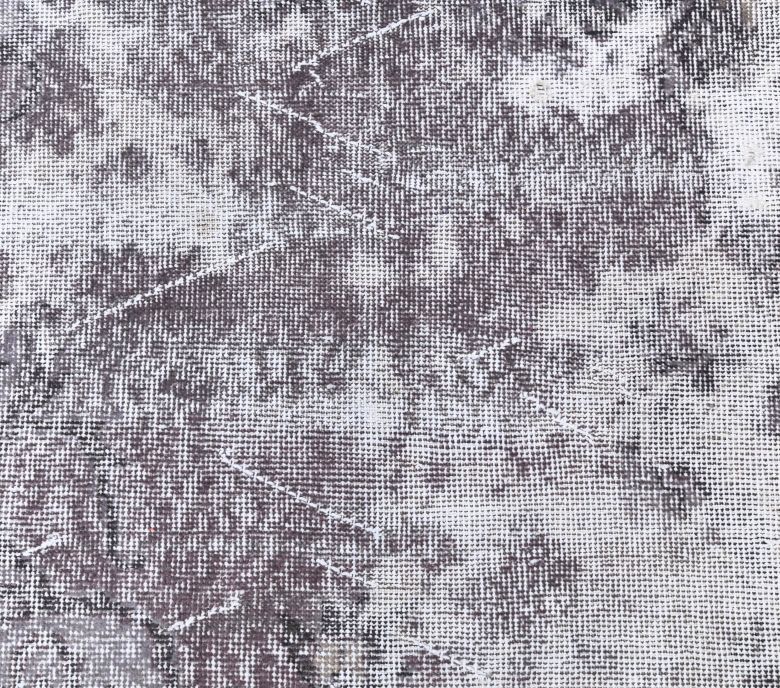 Vintage Gray Anatolian Runner Rug