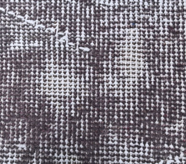 Vintage Gray Anatolian Runner Rug