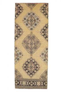 3x7 Vintage Handwoven Anatolian Runner Rug - Thumbnail