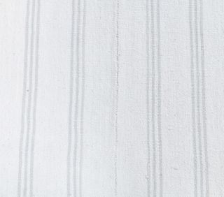 3x7 Vintage Kilim White Runner Rug - Thumbnail