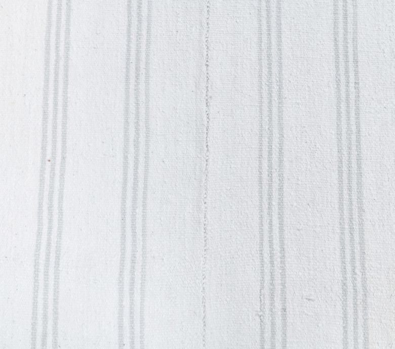 3x7 Vintage Kilim White Runner Rug