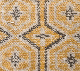 Vintage Orange Anatolian Runner Rug - Thumbnail