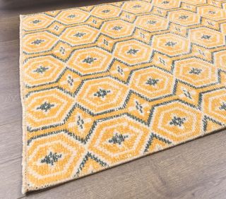 Vintage Orange Anatolian Runner Rug - Thumbnail