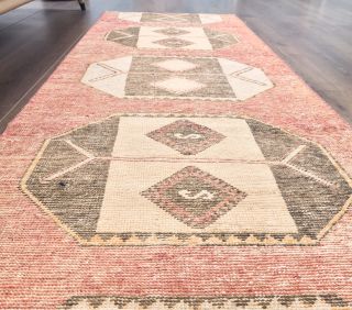 Vintage Orange Runner Rug - Thumbnail