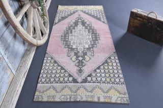 3x7 Wool Antique Accent Rug - Thumbnail