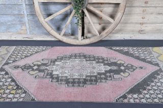 3x7 Wool Antique Accent Rug - Thumbnail