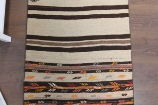 3x7 Wool Vintage Runner Rug - Thumbnail