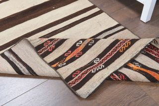 3x7 Wool Vintage Runner Rug - Thumbnail