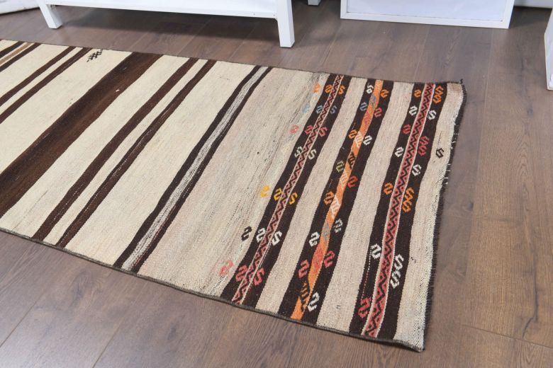 3x7 Wool Vintage Runner Rug