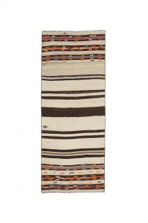 3x7 Wool Vintage Runner Rug - Thumbnail