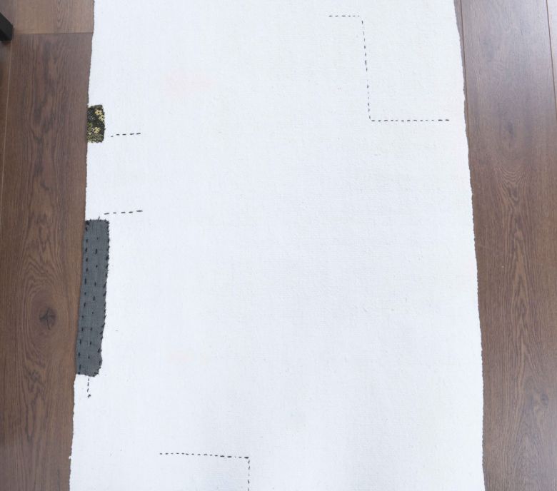 3x7 Wool Vintage Runner Rug