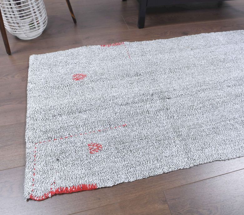 3x7 Wool Vintage Runner Rug