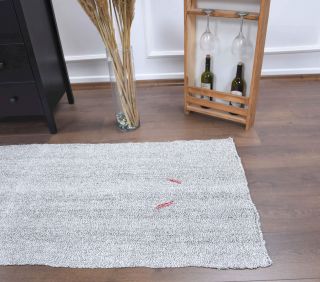 3x7 Wool Vintage Runner Rug - Thumbnail