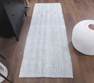 3x7 Wool Vintage Runner Rug - Thumbnail