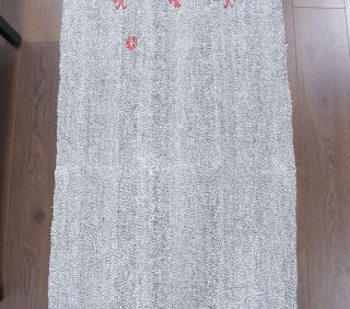 3x7 Wool Vintage Runner Rug - Thumbnail