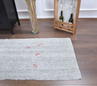 3x7 Wool Vintage Runner Rug - Thumbnail