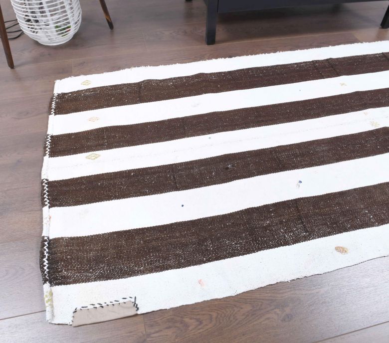 3x7 Wool Vintage Runner Rug