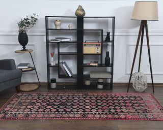 3x8 Turkish Vintage Runner Rug - Thumbnail
