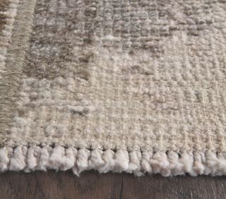 3x8 Vintage Handmade Patchwork Runner Rug - Thumbnail