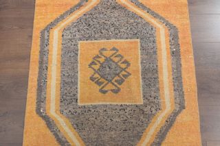 Orange Vintage Runner Rug - Thumbnail