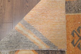 Orange Vintage Runner Rug - Thumbnail