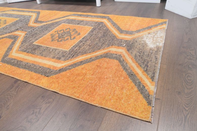 Orange Vintage Runner Rug