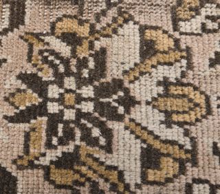 Vintage Brown Runner Rug - Thumbnail