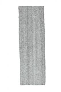 3x8 Vintage Kilim Rug Gray Runner - Thumbnail