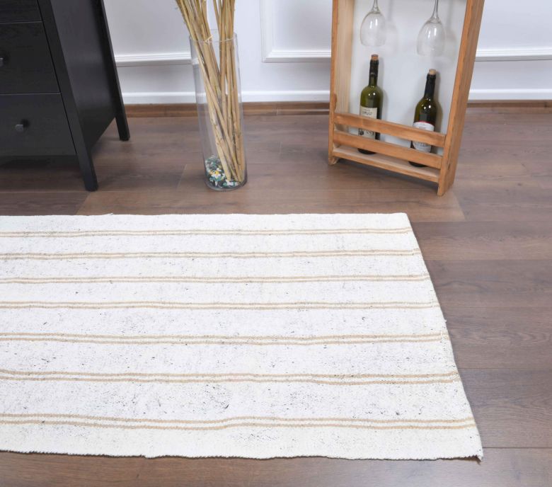 3x8 Wool Vintage Runner Rug