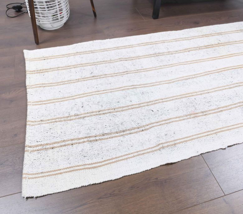 3x8 Wool Vintage Runner Rug