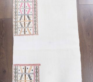 3x8 Wool Vintage Runner Rug - Thumbnail