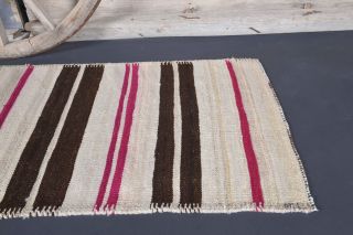 3x8 Wool Vintage Runner Rug - Thumbnail