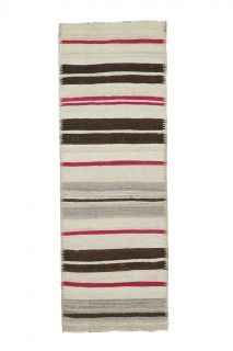 3x8 Wool Vintage Runner Rug - Thumbnail