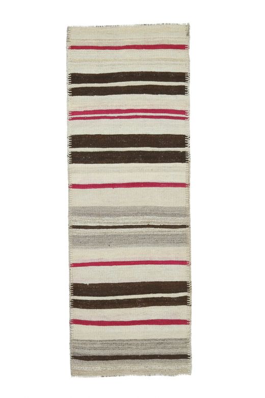 3x8 Wool Vintage Runner Rug