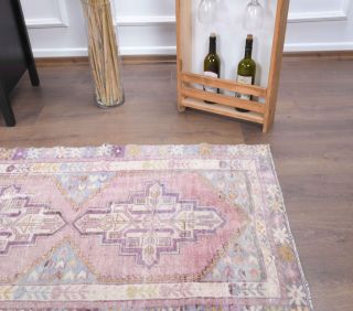 3x8 Wool Vintage Runner Rug - Thumbnail