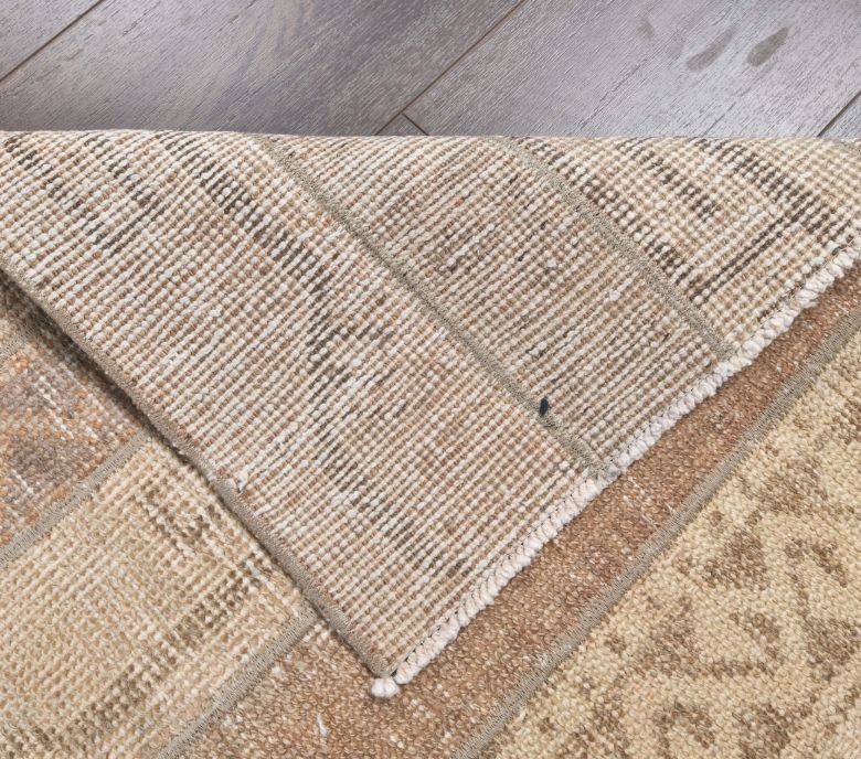 3x9 Vintage Handwoven Geometric Runner Rug