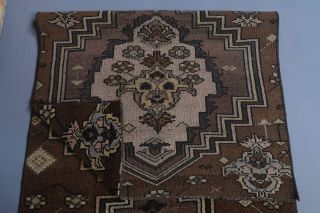 Brown Vintage Runner Rug - Thumbnail