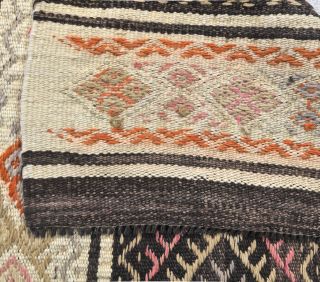 3x9 Vintage Kilim Rug Runner - Thumbnail