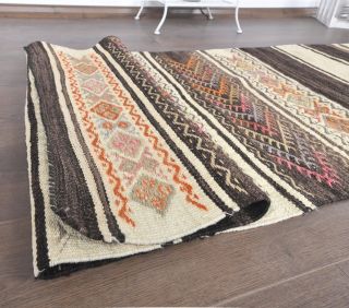 3x9 Vintage Kilim Rug Runner - Thumbnail