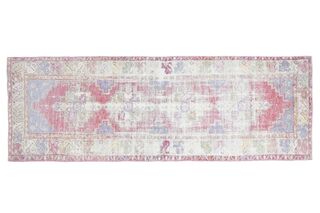 3x9 Wool Antique Anatolian Runner Rug - Thumbnail