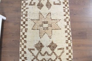 3x9 Wool Vintage Runner Rug - Thumbnail