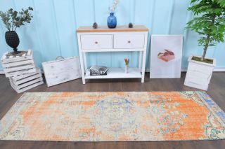 3x9 Antique Hallway Runner Rug - Thumbnail