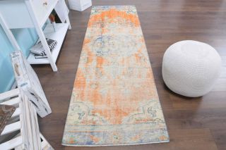 3x9 Antique Hallway Runner Rug - Thumbnail