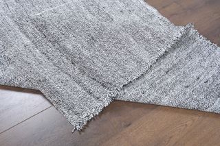 3x9 Wool Vintage Runner Rug - Thumbnail