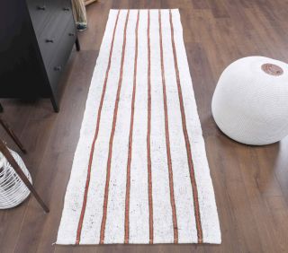 3x9 Wool Vintage Runner Rug - Thumbnail