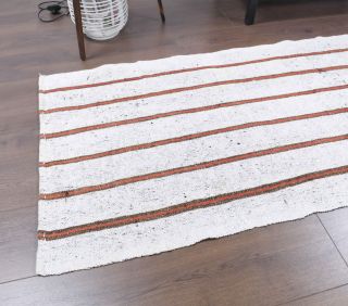 3x9 Wool Vintage Runner Rug - Thumbnail