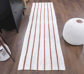 3x9 Wool Vintage Runner Rug - Thumbnail