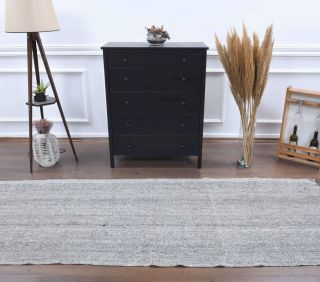 3x9 Wool Vintage Runner Rug - Thumbnail