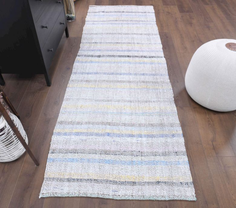 3x9 Wool Vintage Runner Rug