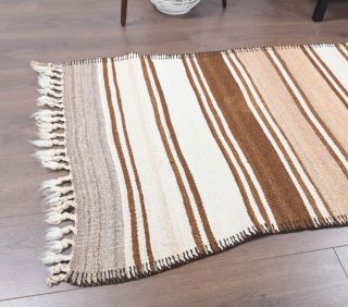 3x9 Wool Vintage Runner Rug - Thumbnail